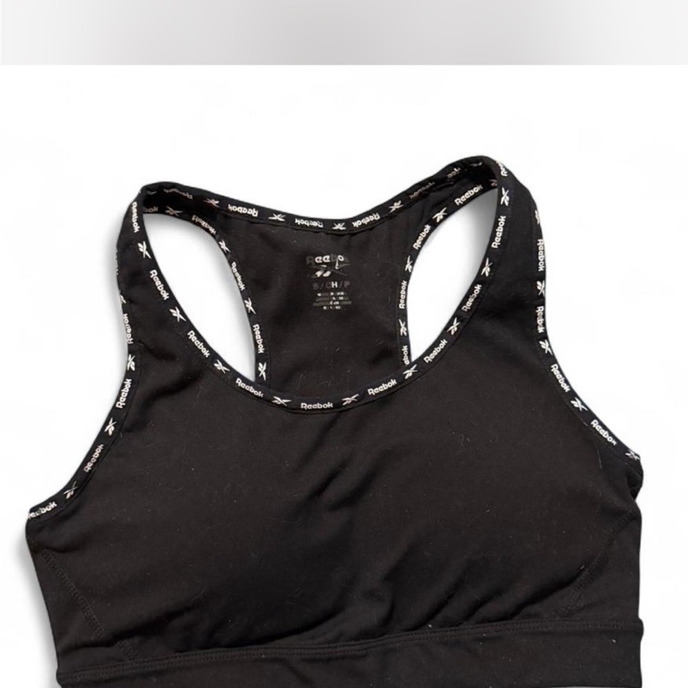 Reebok Women's Black Racerback Sports Bra
